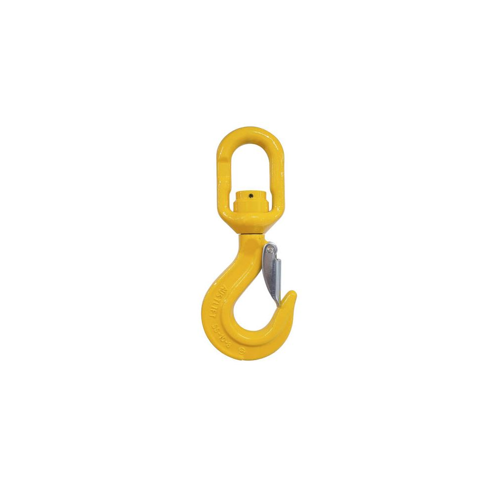 Swivel Hook with Safety Catch Ball Bearing Type SS