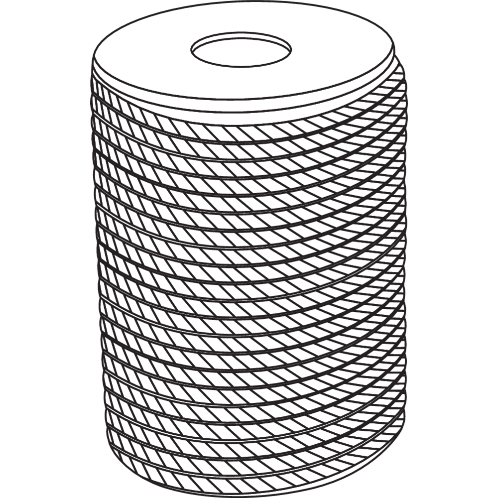 Polyester Fibre Rope, 3-Strand