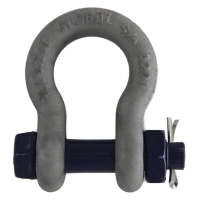 Bow Shackle with Safety Pin