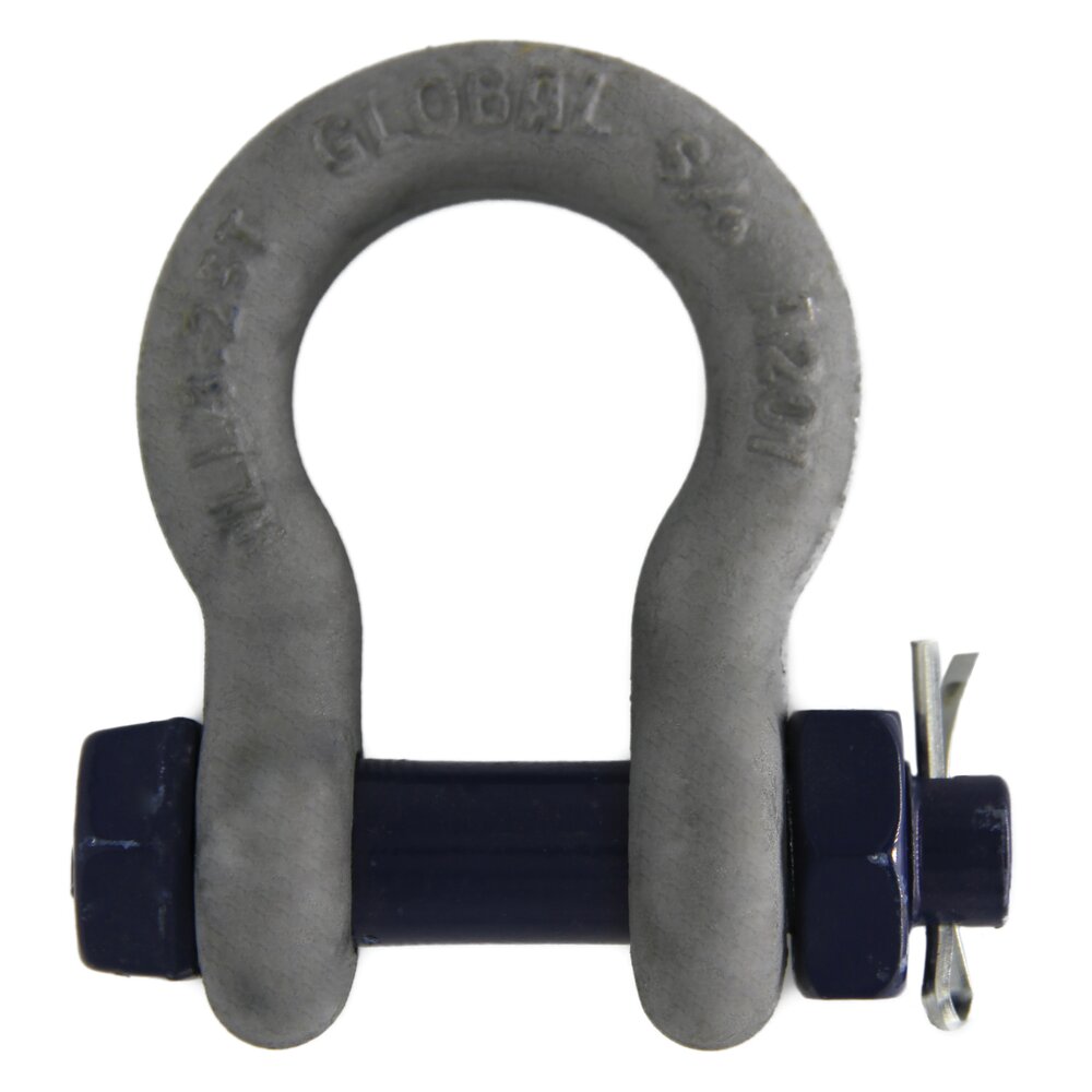Bow Shackle with Safety Pin