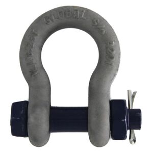 Our high-quality bow shackle with safety pin product, designed for lifting hardware applications