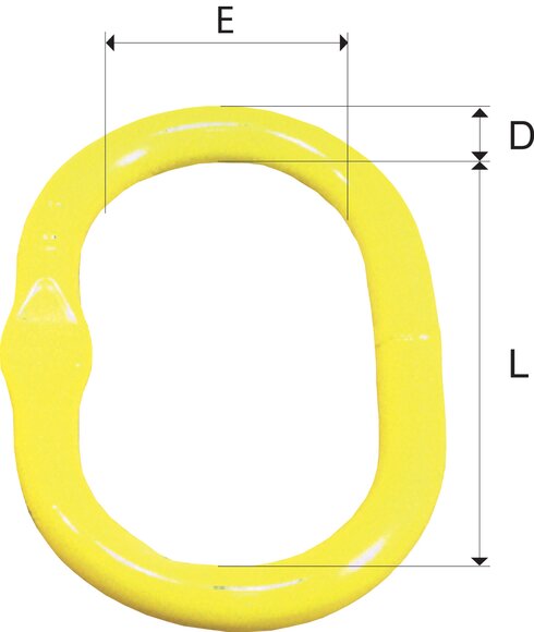 Gunnebo Grabiq Master Link MF  for 1-, 2-, 3- and 4-leg slings specifications