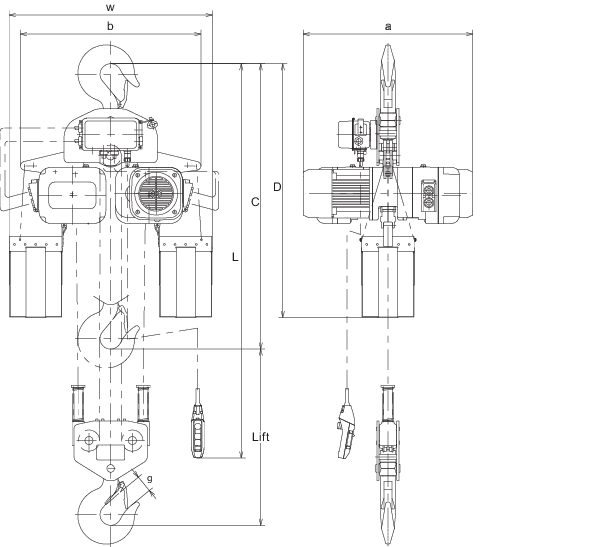 Electric Chain Hoist KITO ER2 Certex Australia