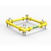 Modulift spreader frame with 4 corner units