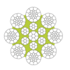 Steel wire rope HD8K-PPI