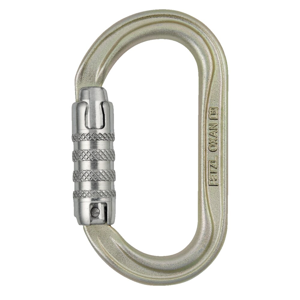 Carabiner Screw-Lock OXAN Gold, Petzl