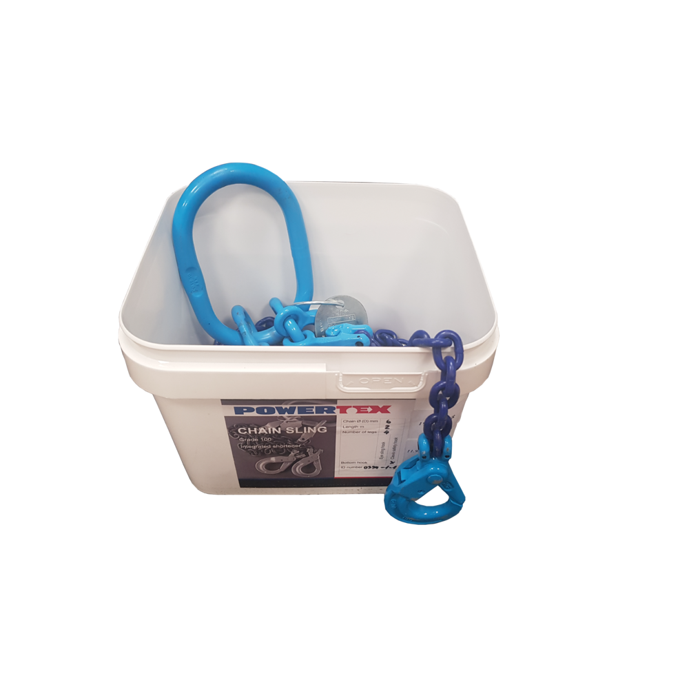 2-leg Powertex chain sling in bucket