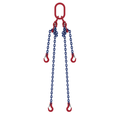 Chain Sling Powertex 4-leg with Latch Hooks, Grade 10