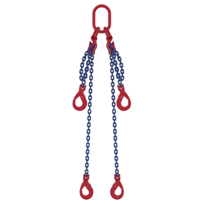Chain Sling Powertex 4-leg with Safety Hooks, Grade 10