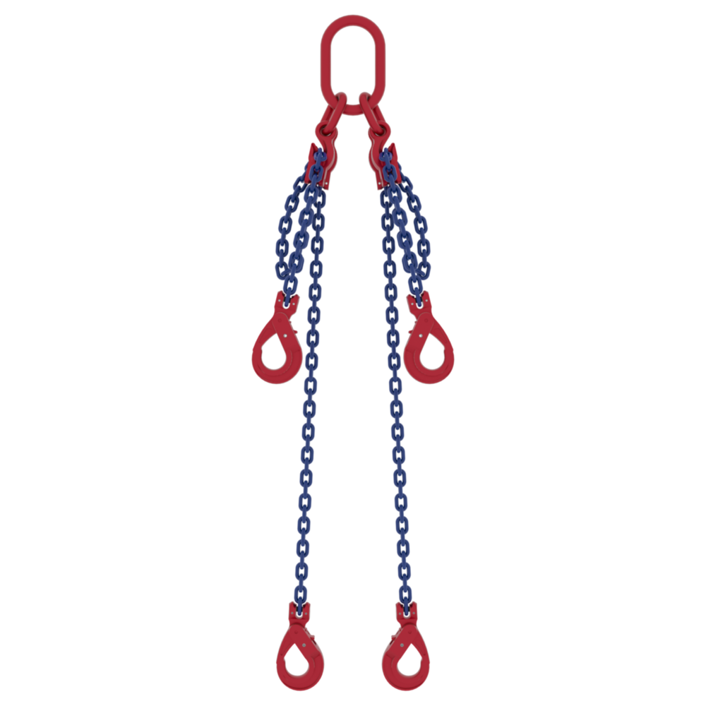 Chain Sling Powertex 4-leg with Safety Hooks, Grade 10