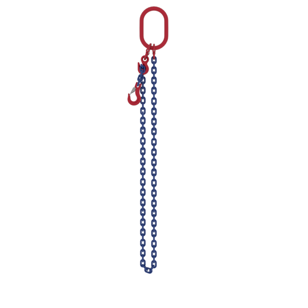 Chain Sling Powertex 1-leg with Latch Hook, Grade 10