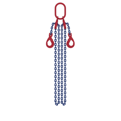 Chain Sling Powertex 2-leg with Safety Hooks, Grade 10
