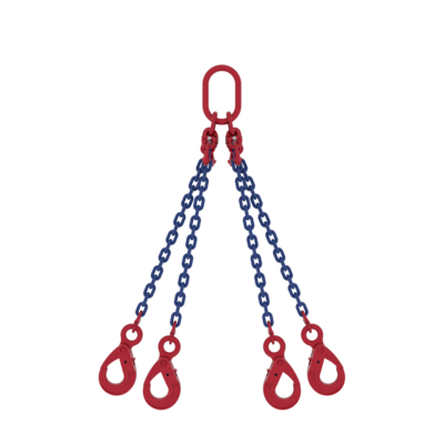 Chain Sling Powertex 4-leg with Safety Hooks, Grade 10