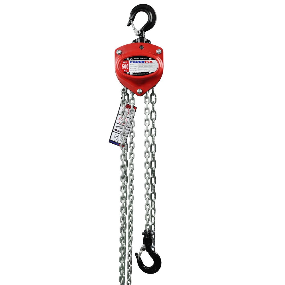 Chain Block POWERTEX PCB-S2 with Ball Bearing Hook