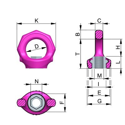 Lifting Eye Starpoint RUD VRM product specifications