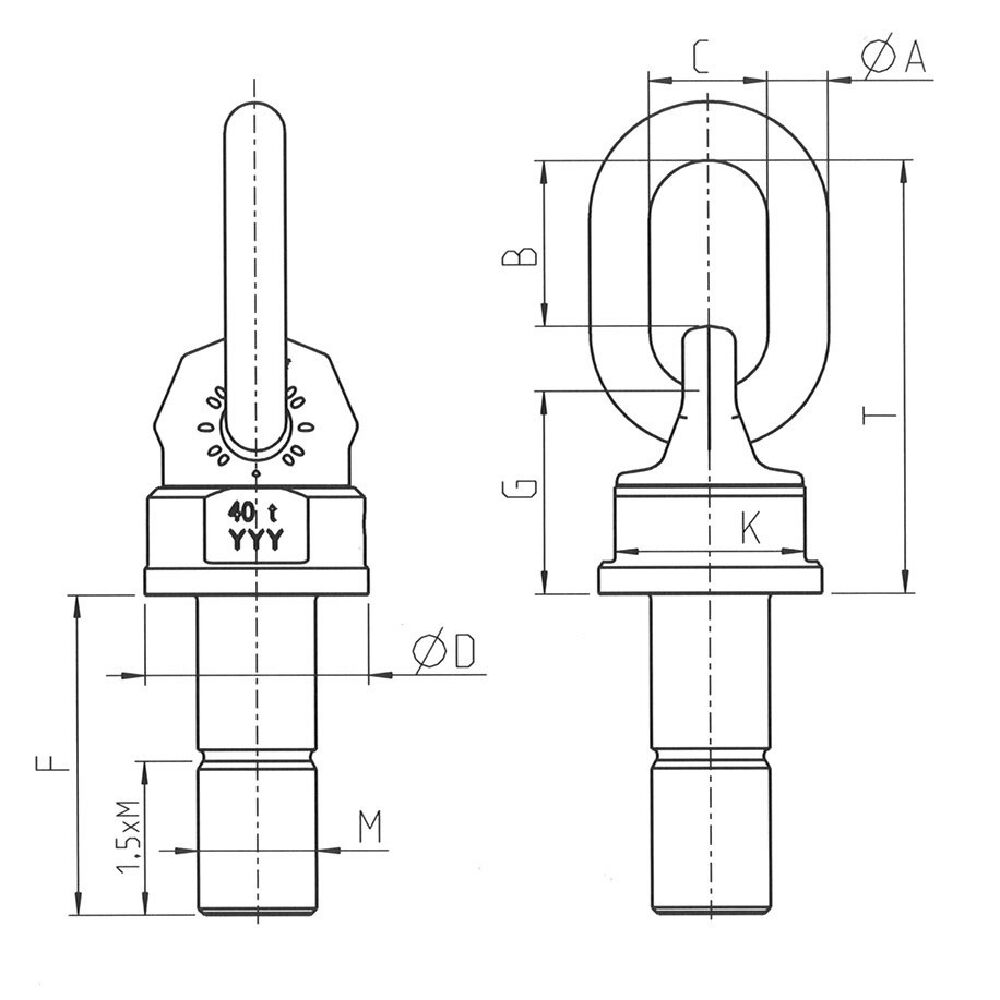 Lifting Eye RUD WBG Certex Australia