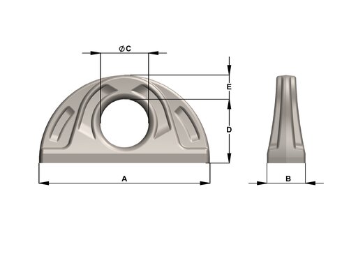 Diagram of the Weld On Lifting Point Townley, a reliable solution for lifting and lashing