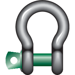 Bow Shackles with Screw Collar Pin G-4161