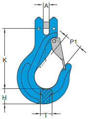 Yoke Clevis Sling Hook X-043/S Grade 10 specifications