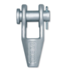 Forged open spelter socket