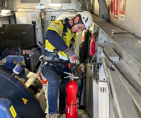 Certex Lifting In-Turbine Inspection